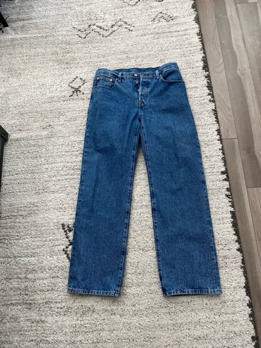 Levi’s 501 jeans, size 27 waist, 30 inch length, NWOT, like new.